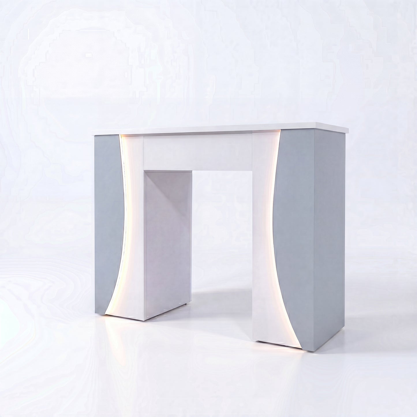 Venus Nail Table - Modern Manicure Station for Professional Salons