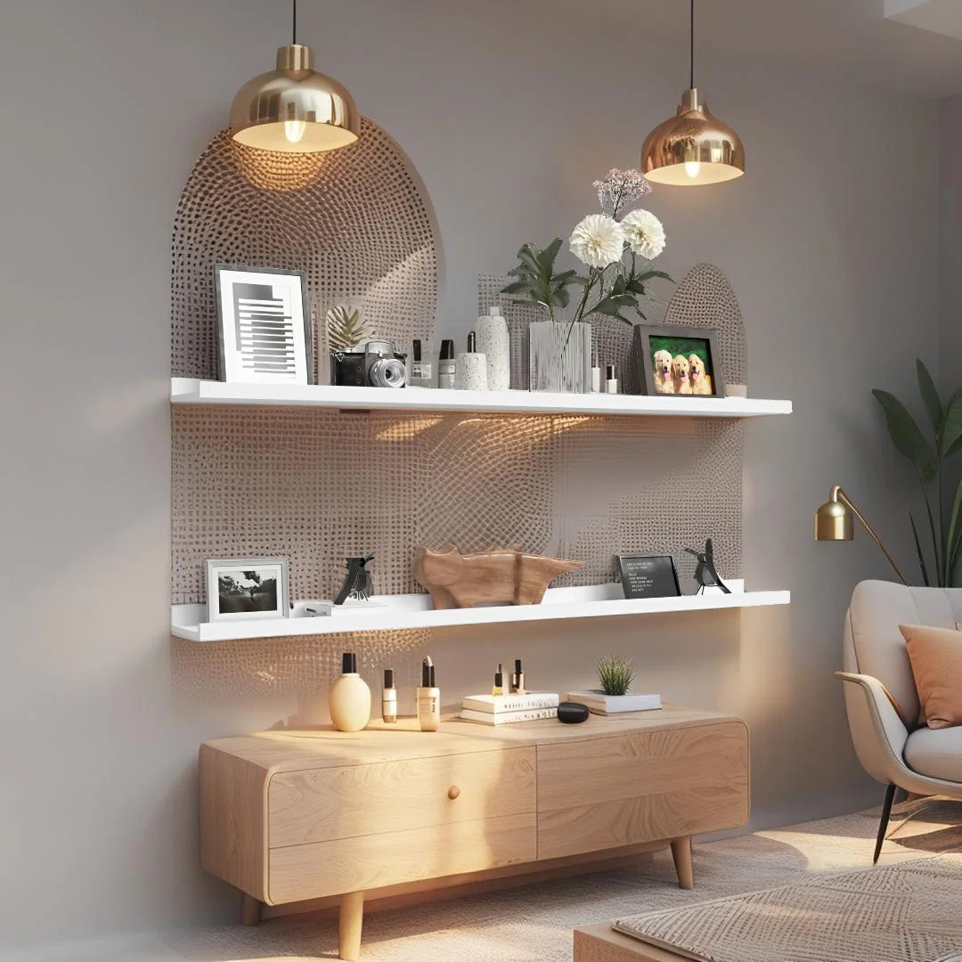 Wall Mounted Display Shelves
