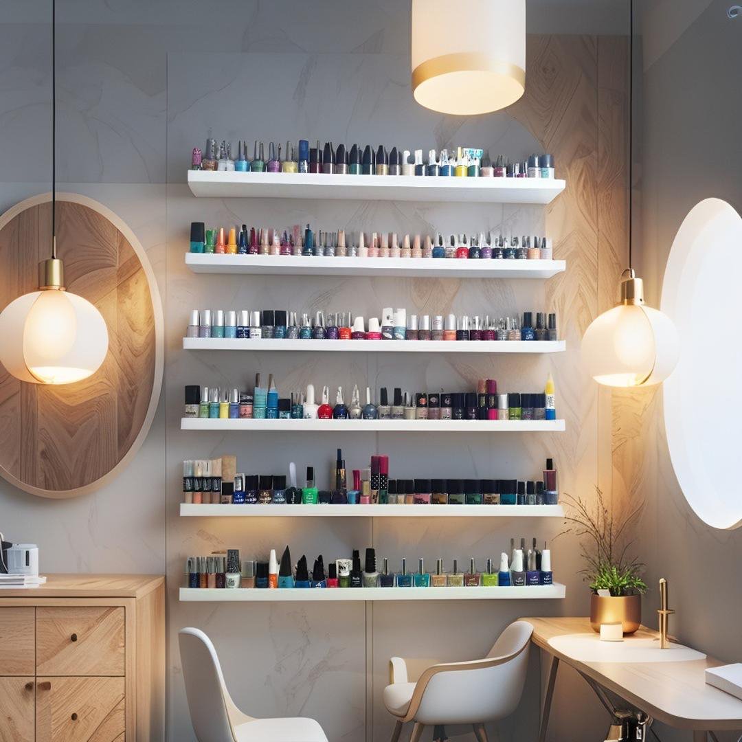 Wall Mounted Display Shelves