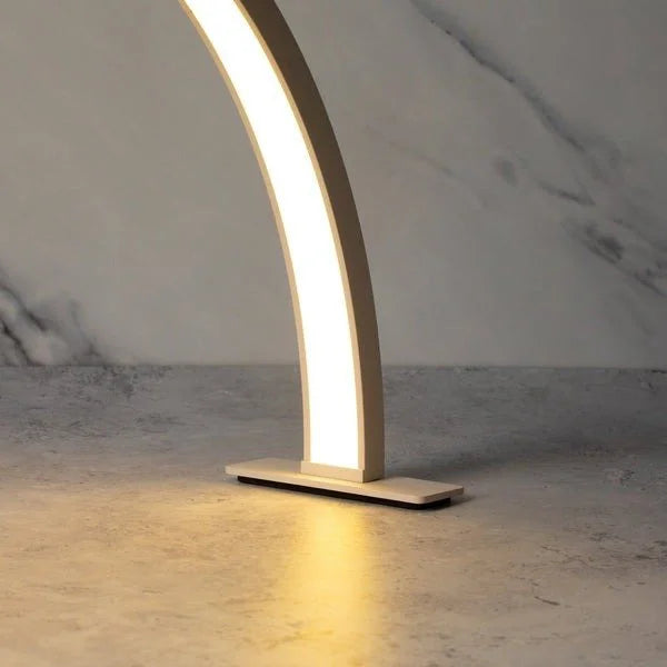 Half-Moon Nail Table Lamps