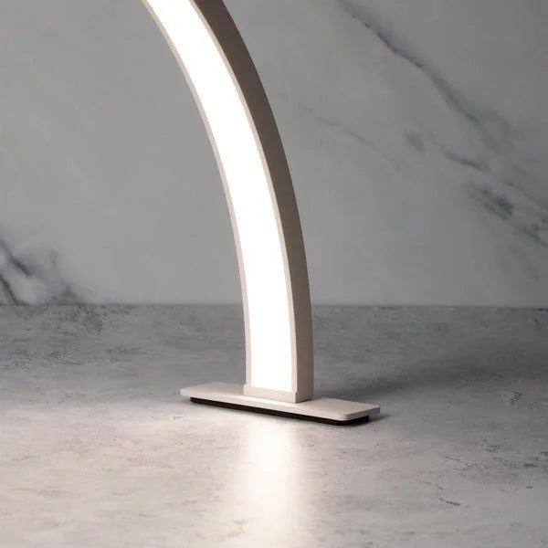Half-Moon Nail Table Lamps